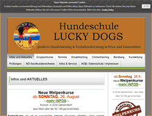 Tablet Screenshot of lucky-dogs.at